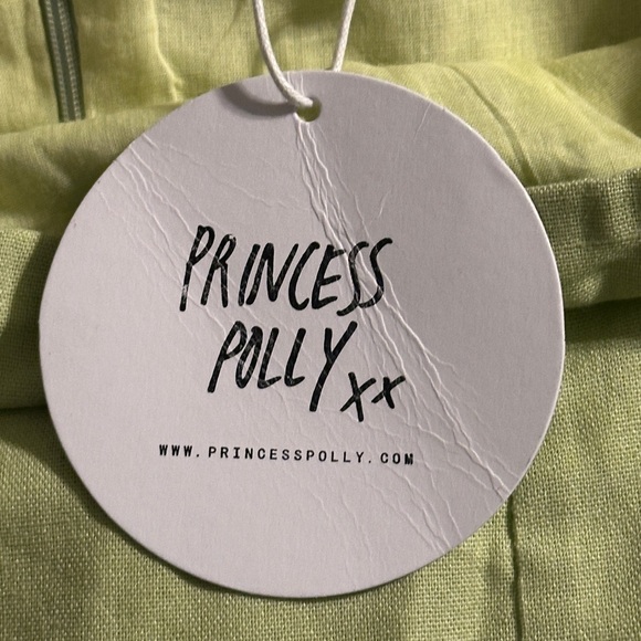 NWT - Princess Polly Hastings Long Sleeve Mini Dress in green. - Picture 4 of 8